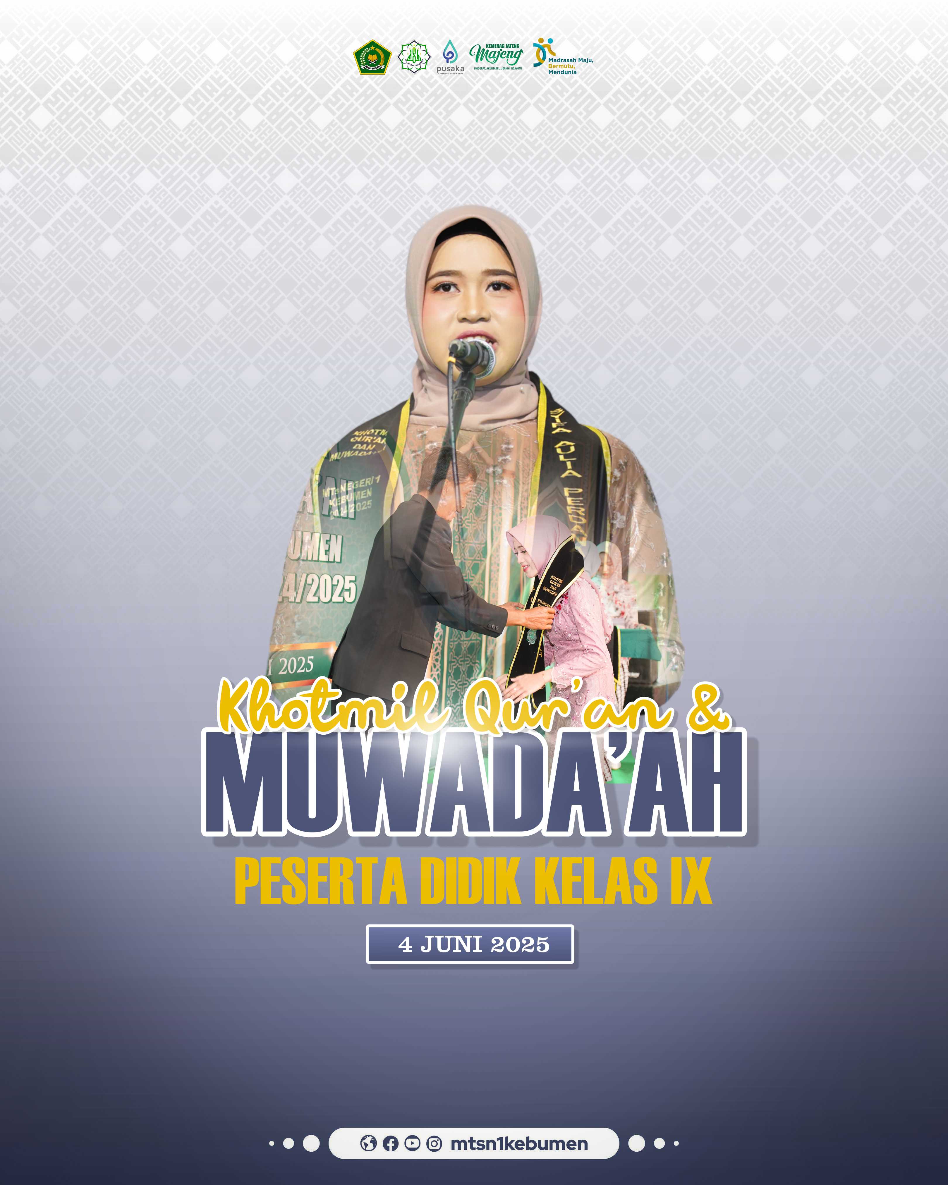 Harunya Khotmil Qur'an dan Muwada'ah Kelas 9 MTs Negeri 1 Kebumen: Ketika Ilmu, Takwa, dan Cinta Orang Tua Menyatu